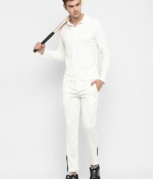 Sportee Men’s Cricket T-Shirt Off White Color